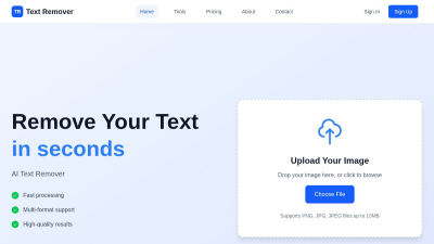 Text Remover - AI tool for productivity