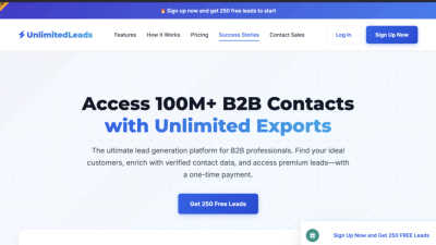 Unlimited leads - AI tool for productivity