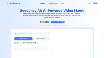 Seedance AI - AI tool for productivity
