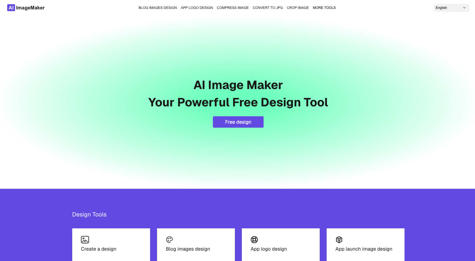 AI Image Maker application interface and features
