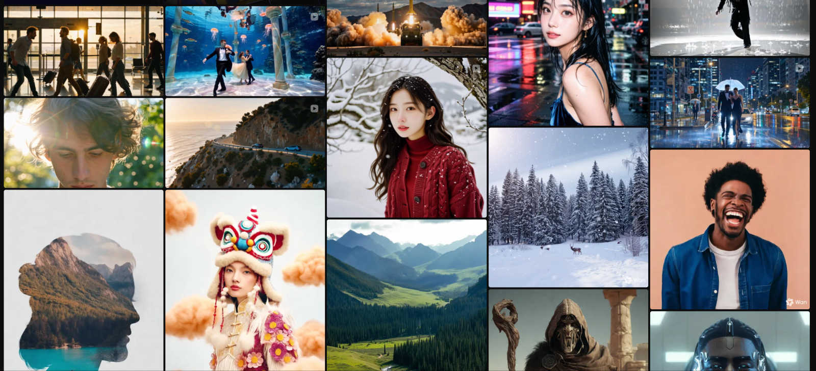 Wan2.2 AI Video Generator application interface and features