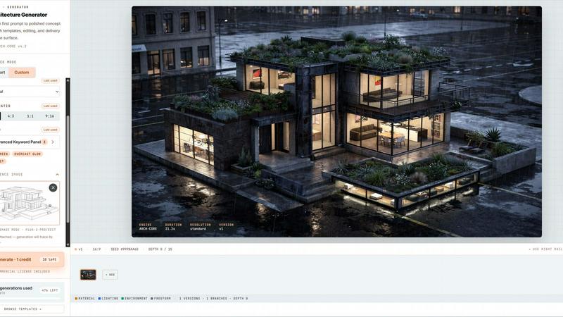 AI Architecture Generator screenshot