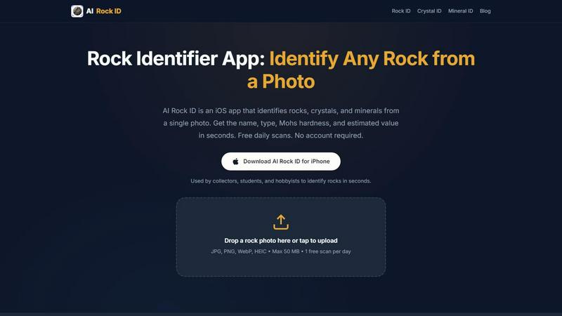 AI Rock ID - Crystal & Rock Identifier screenshot
