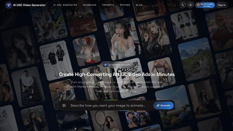 AI UGC Video Generator screenshot