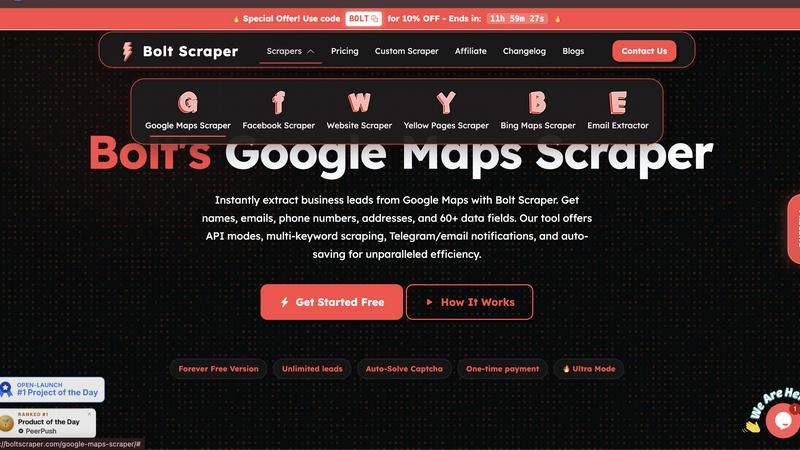 Bolt Scraper screenshot