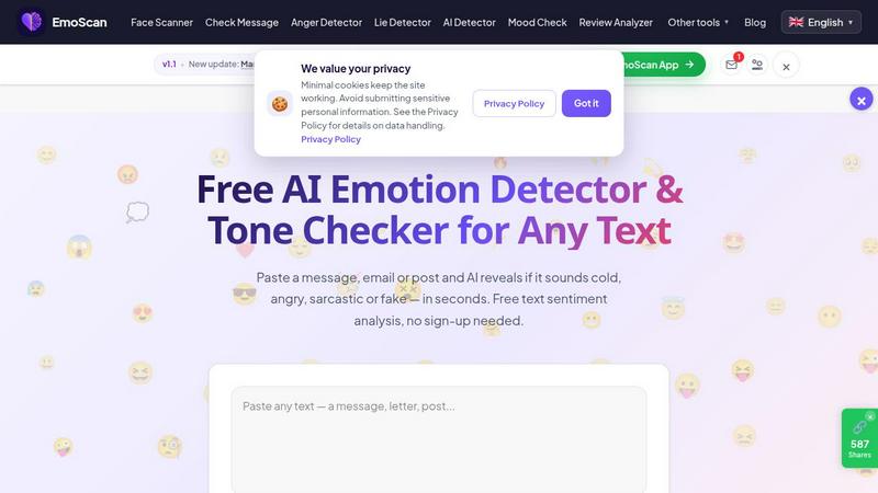 EmoScan screenshot