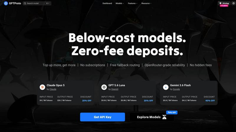 GPT Proto screenshot