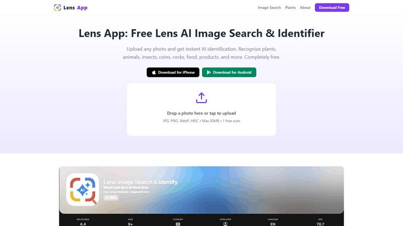 Lens AI - Reverse Image Search screenshot