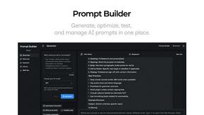 Prompt Builder - AI tool for AI Assistants