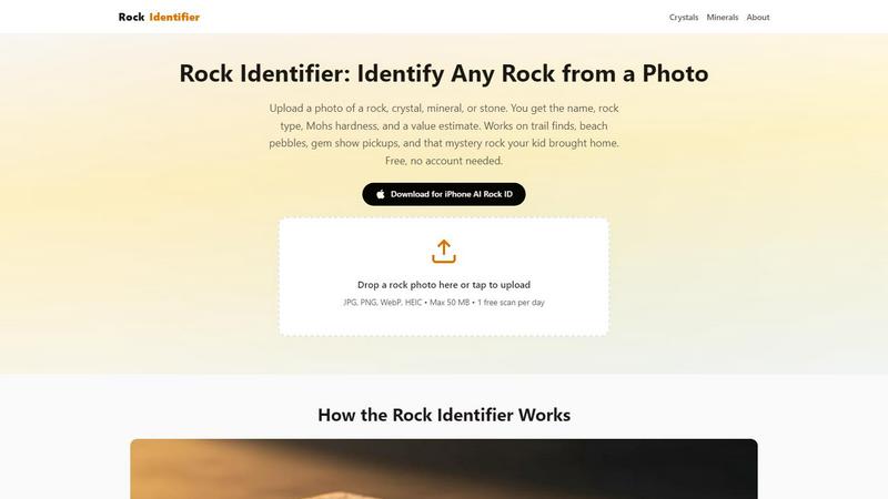 Rock Identifier - AI Rock ID screenshot