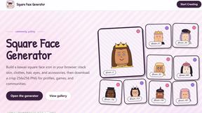 Square Face Generator
