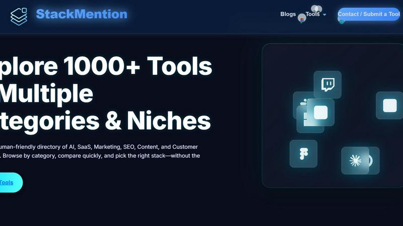StackMention application interface and features