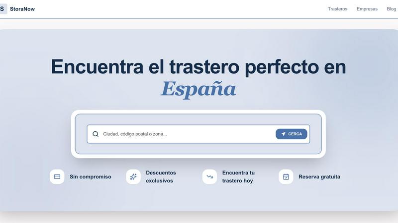 StoraNow application interface and features