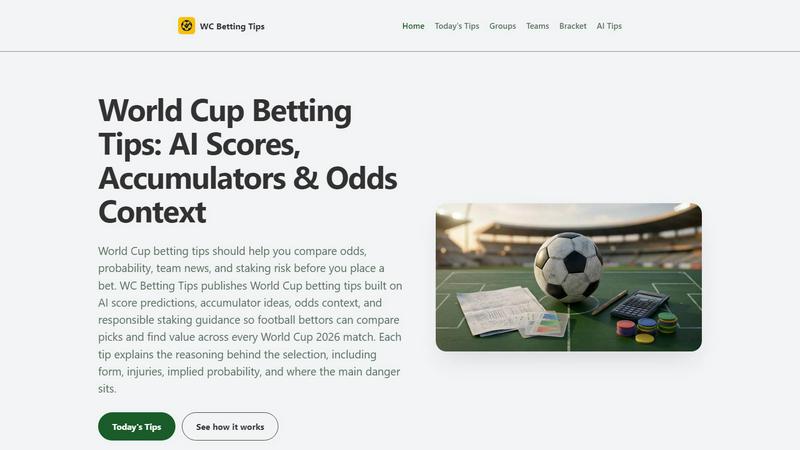 WC 2026 Betting Tips screenshot