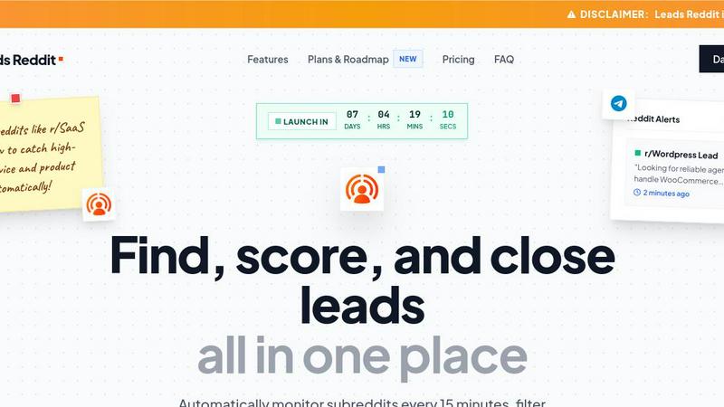 Leads Reddit screenshot