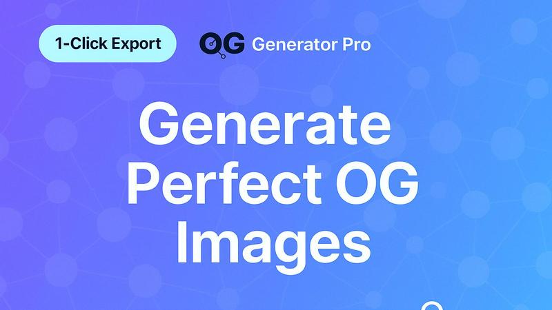 OG Generator Pro application interface and features