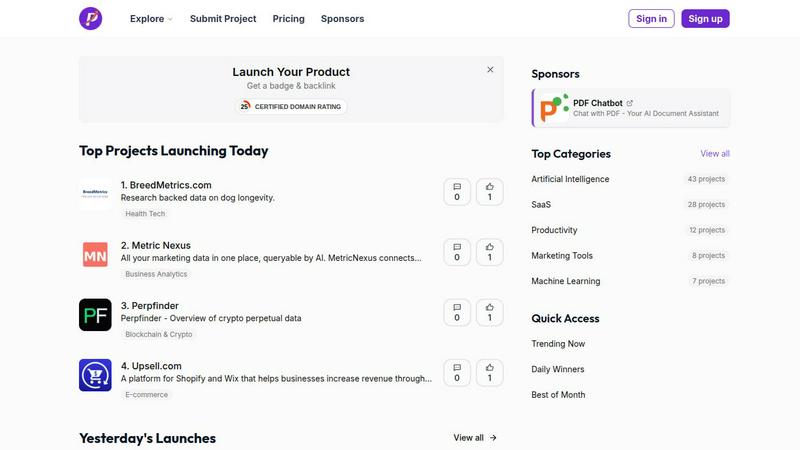Product Launchify screenshot