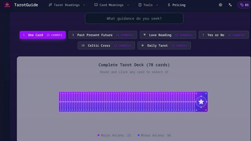 TarotGuide screenshot