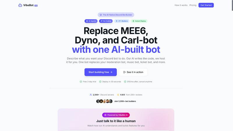 VibeBot.gg screenshot
